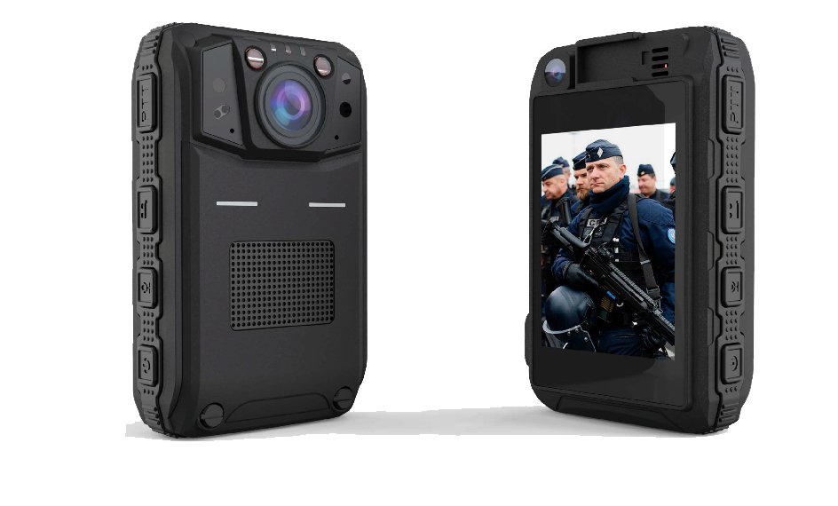 Body worn camera front view
